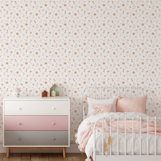 Bloemen Meadows Mini Behang