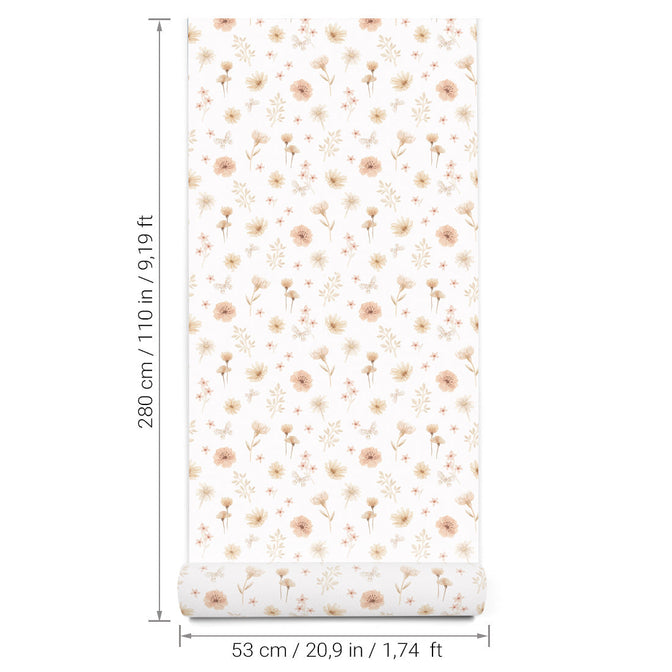 Bloemen Meadows Mini Behang