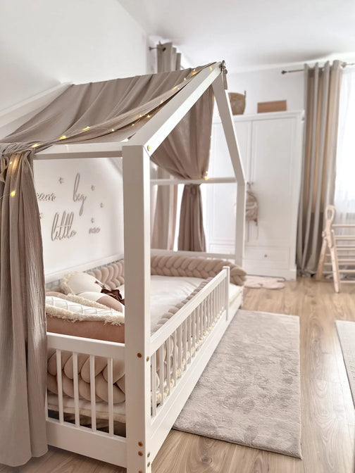 Bedhemel doek mousseline voor een bedhuisje - uit voorraad leverbaar